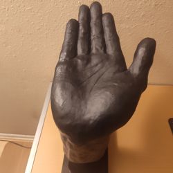 Two hand sculptures for sale