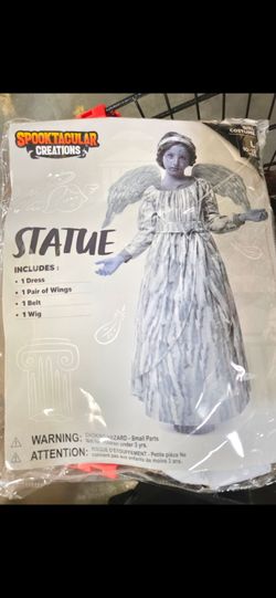 Spooktacular Creations Statue Girl Costume Size L