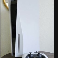 Ps5 With Controller And Turtle Beach Headset