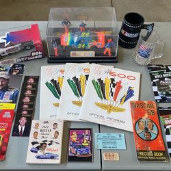 Vintage Nascar NHRA Stock Car Collectibles Lot
