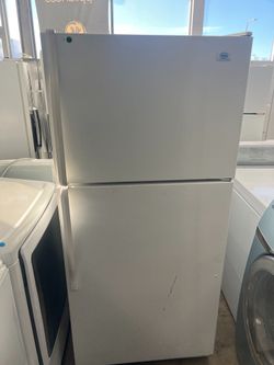 Roper whirlpool white top freezer refrigerator  -free delivery