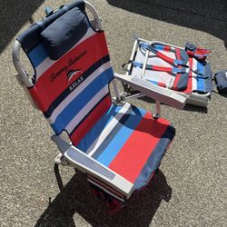 Tommy Bahama Foldable Backpack Chairs 2pk