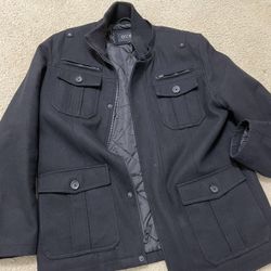 GUESS MEN WOOL COAT 