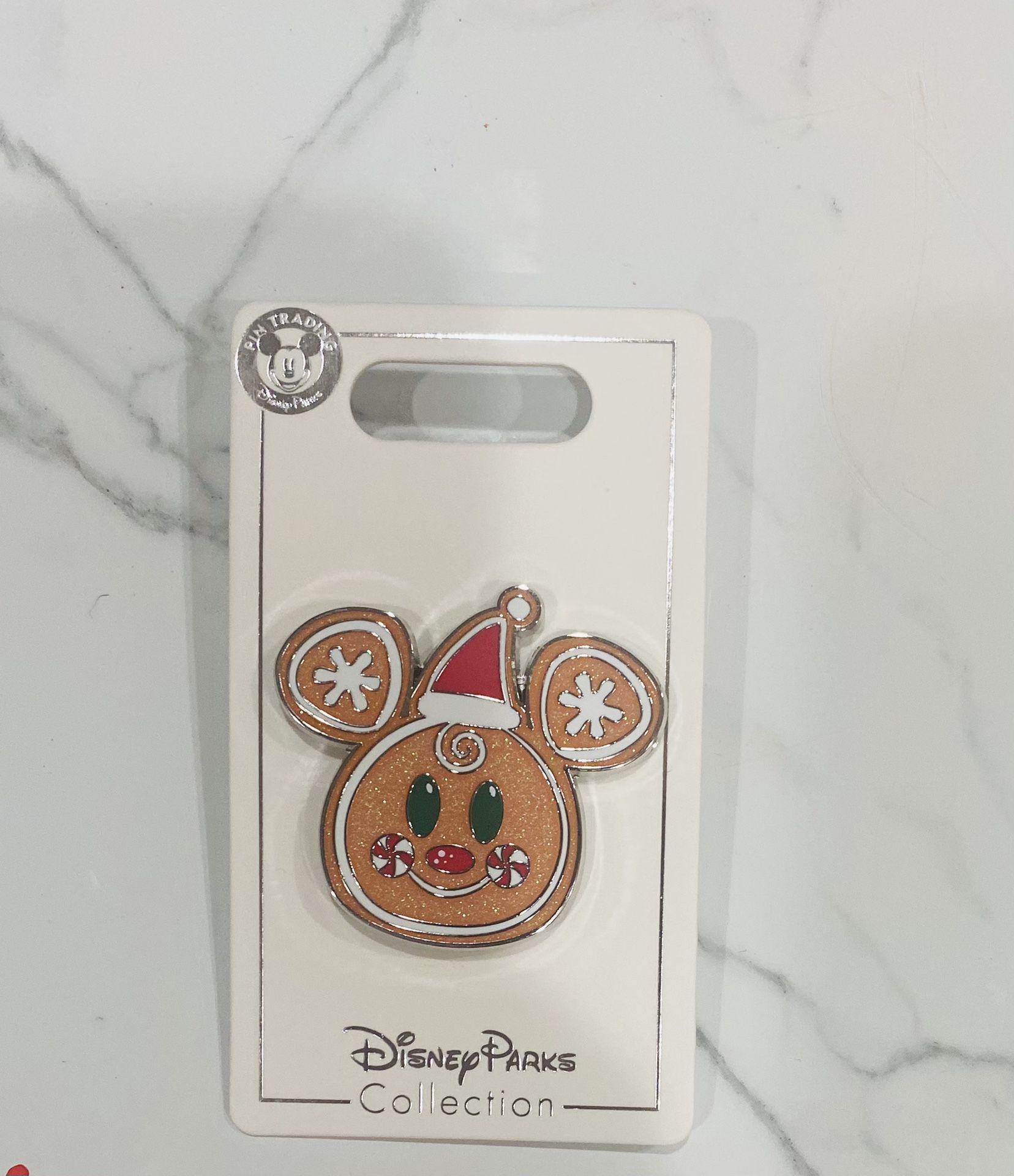 Disney Holiday Christmas 2020 Gingerbread Mickey Face Pin New Pin In Hand