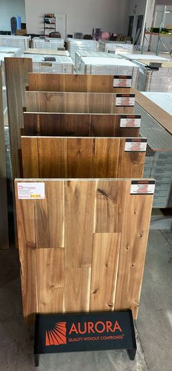 World collection Asian walnut solid flooring, hand scraped. 3/4'*5"*RL up to 48". New in floorings