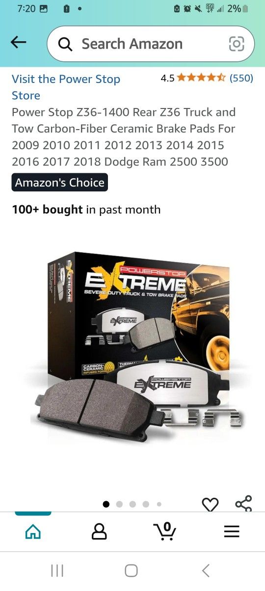 Dodge Ram Break Pads