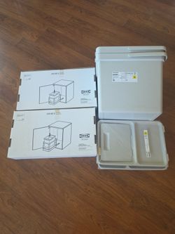 Ikea Hallbar (inside cabinet garbage can that slides out)