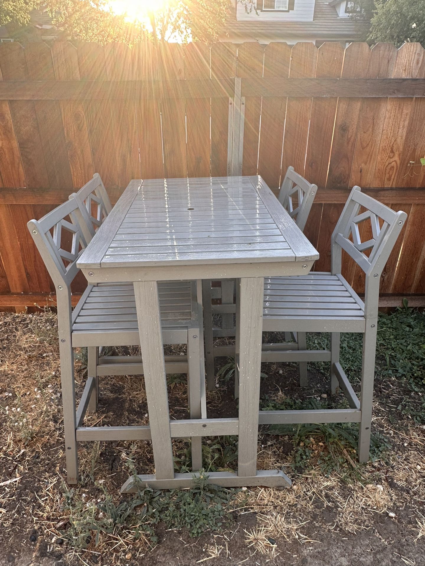 🌿 IKEA Bondholmen Outdoor Dining Set – $100 🌿