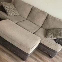 A Full Furniture Set With Ottoman 