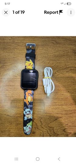 Pokémon Pikachu Smart Watch W/Educational Learning Touchscreen *Tested/Works* $10