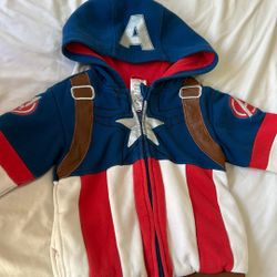 Captain American Toddler Sweater