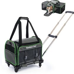 GARDNER PET EXPANDABLE PET CARRIER WITH WHEELS