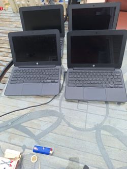 HP chrome touch screen