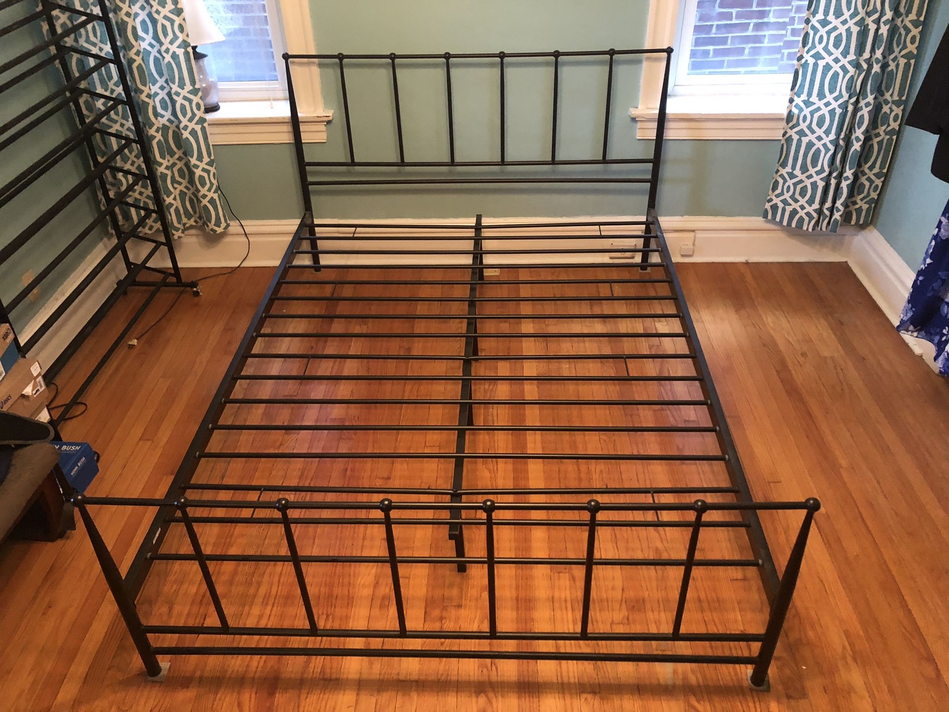 Modway Brand Black Metal Queen Size Bed Frame