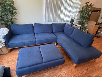 Navy Blue Jolene Sectional