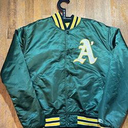 Vintage Oakland Athletics Starter Bomber Jacket