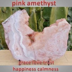 Large Pink Amethyst Slab #3