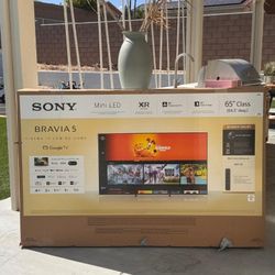 65” Sony mini led hdr 4k TV 