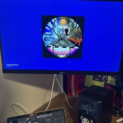 2 X LG monitor Screen & Monitor Stand 