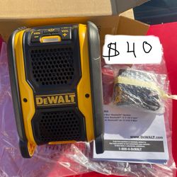 Brand New Dewalt 20v   DCR006A   Bluetooth Speaker    No Battery 🪫 