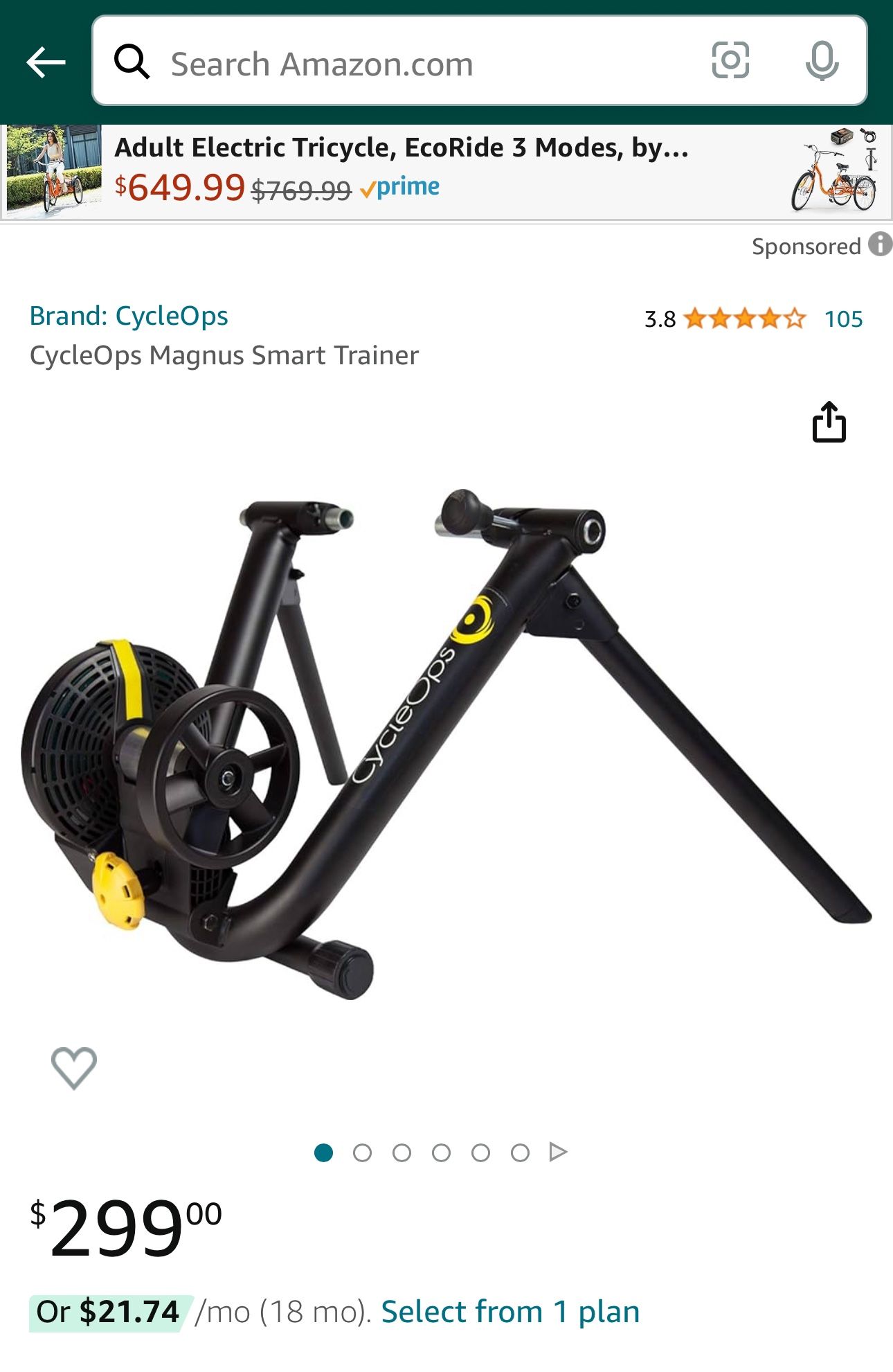 cycleops magnus smart trainer
