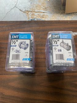 EMT Set Screw Connectors and Couplers