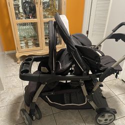 Double Seat Child Support Stroller