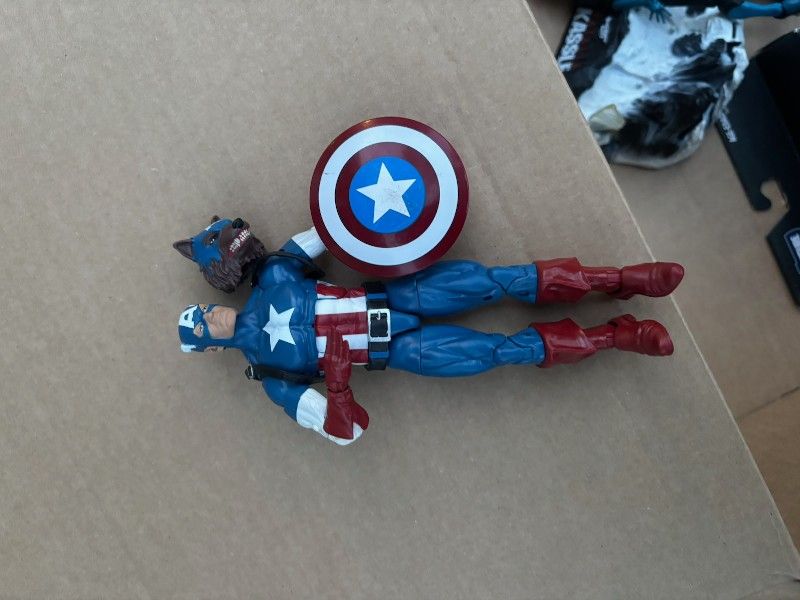 Captain America Marvel With Wolf Head