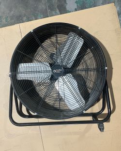 24” Industrial Barrel Fan – Direct Drive Tilt Fan