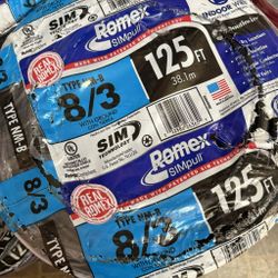 New Romex Wire 8/3
