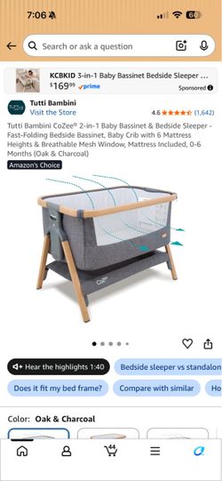 Camita de rueditas para bebé