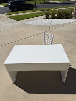 Small child desk and chair