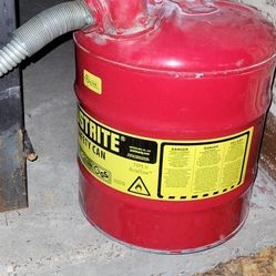 Justrite (contact info removed) Type II AccuFlow 5 Gallon Gasoline Safety Can