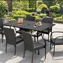 Brand New Patio Outdoor Dining Table Set