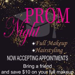 Makeup and hairstyle