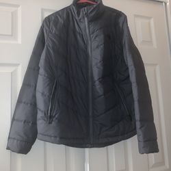 WOMENS NORTH FACE XL WINTER JACKET COAT GREY 