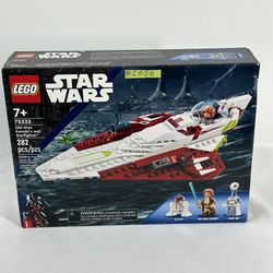 #2050 LEGO Star Wars Obi-Wan Kenobi’s Jedi Starfighter Building Kit 75333 Kids NIB NEW