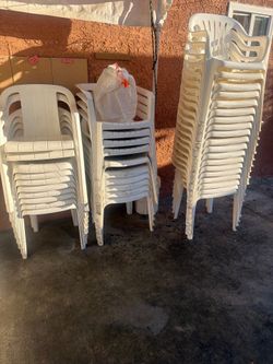 White chairs