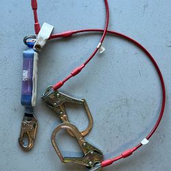 Palmer safety Dual Class Y-Leg Shock Absorbing Lanyard w/Rebar Hooks