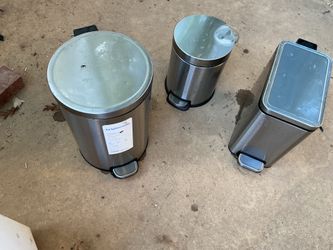 Three Sylver trash cans for the kitchen, the bathroom and more (all for $15)