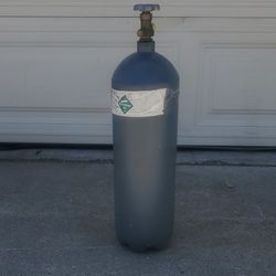 High-Pressure Compressed Gas Cylinder Tank w/ Valve