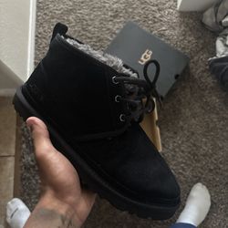 Black Ugg boots (fur inside)