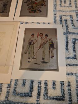 Norman Rockwell print portfolio set by Ideal Metal & Sales Co.