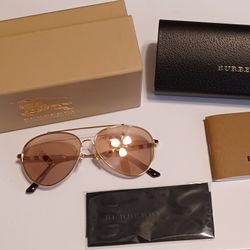 Burberry Aviator Unisex Sunglasses 