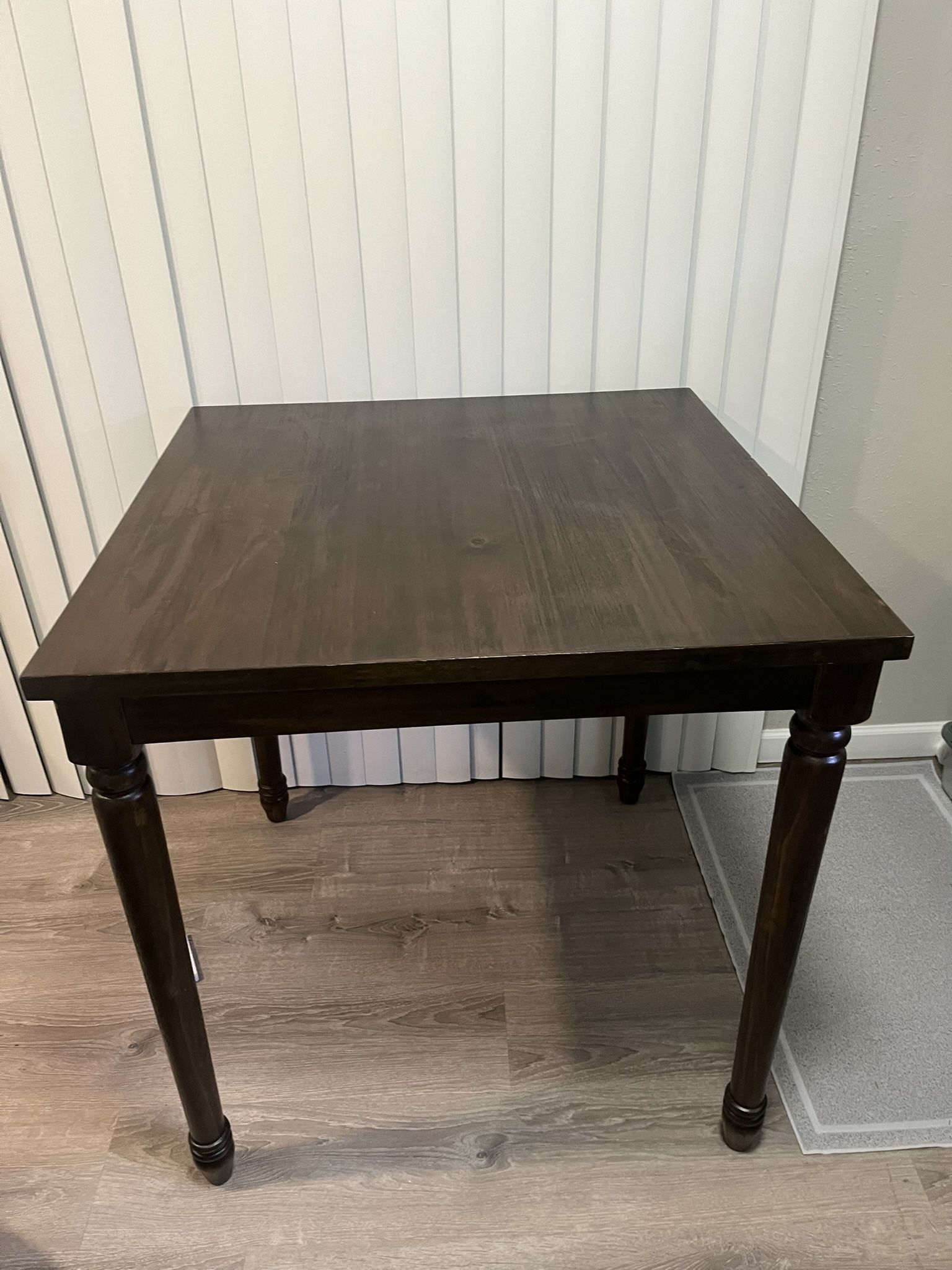 brown table