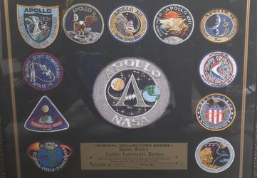 Original Official Apollo Space Patches NASA