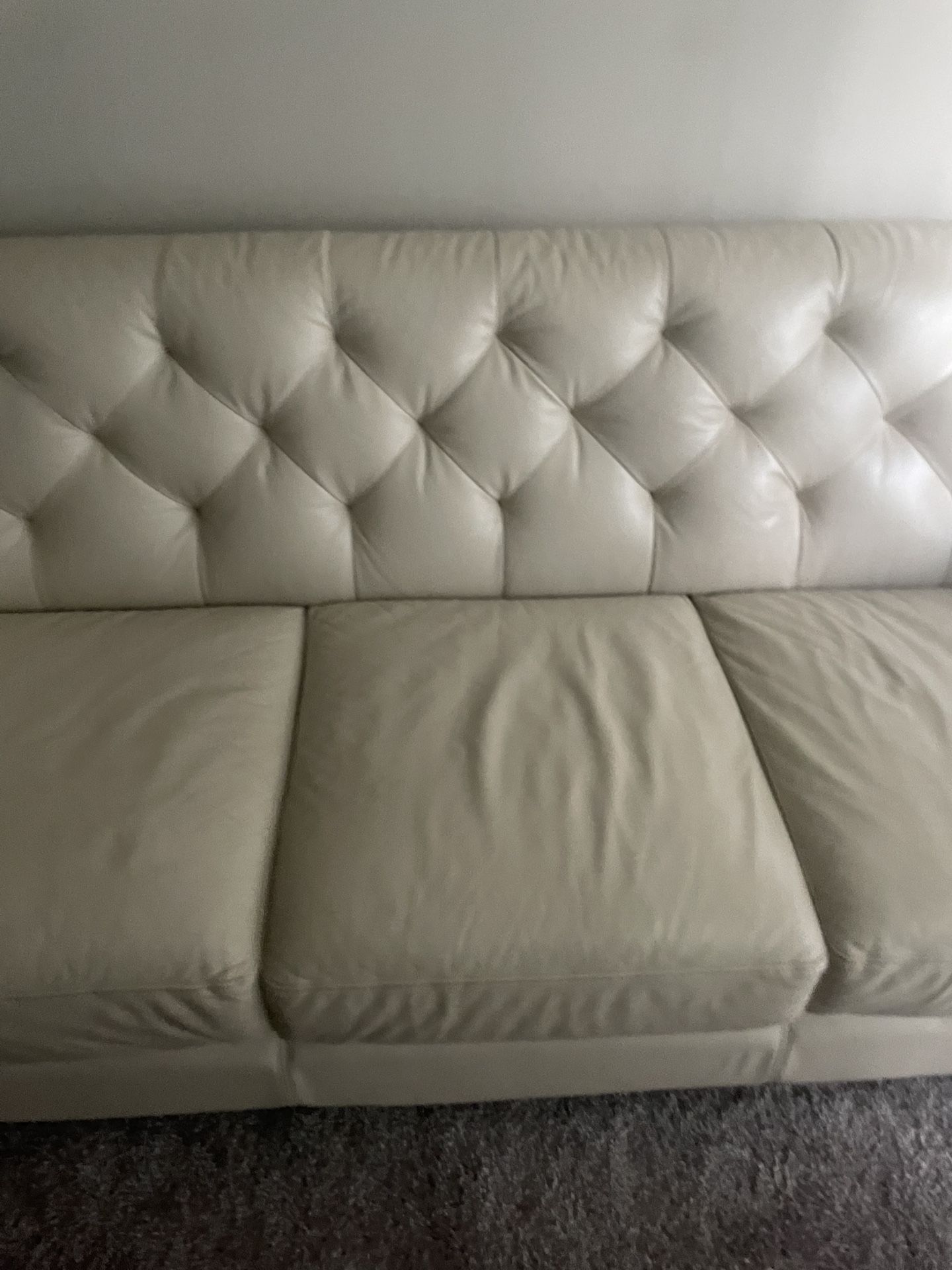 Leather couch