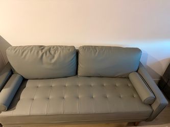 2-Seat Light Grey Sofa