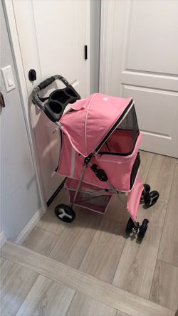 Pink Dog Stroller