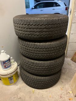 Good year tires 265/60/18 $450
